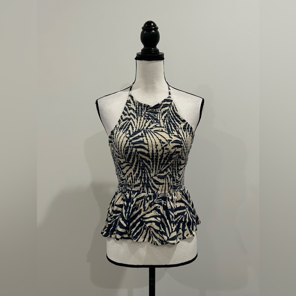 Patrons of Peace Peplum Top